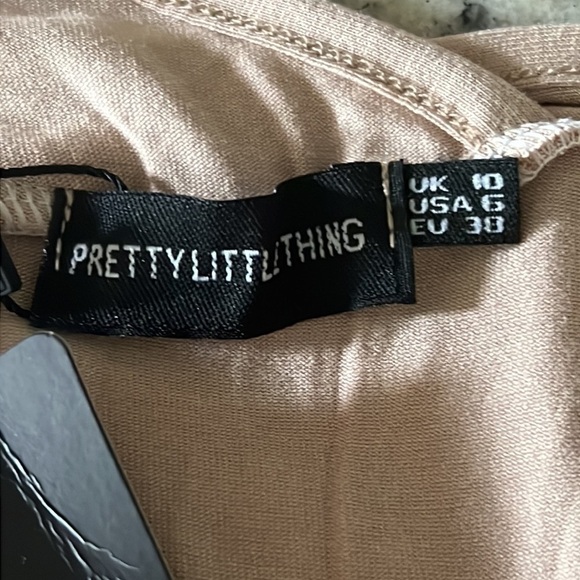 NWT PrettyLittleThing Jersey Scoop Strappy Maxi Dress Size 6 - Picture 5 of 8